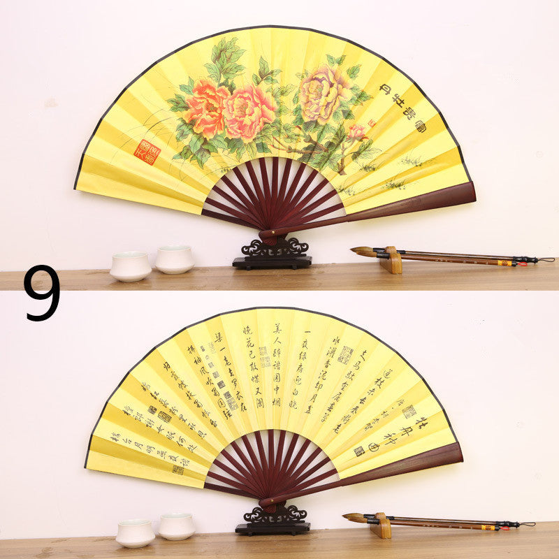 Bamboo craft fan