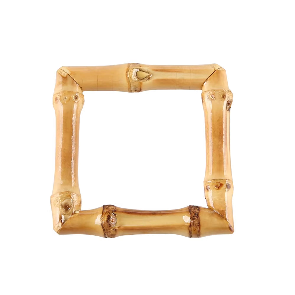 Handmade square Bamboo root napkin ring – Natural wooden napkin holder for Restaurants & Dining Decor