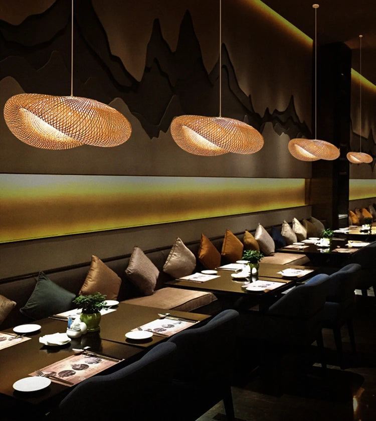 Modern Bamboo pendant lights β Natural, stylish & Eco-friendly hanging lamps for a warm ambiance πΏβ¨