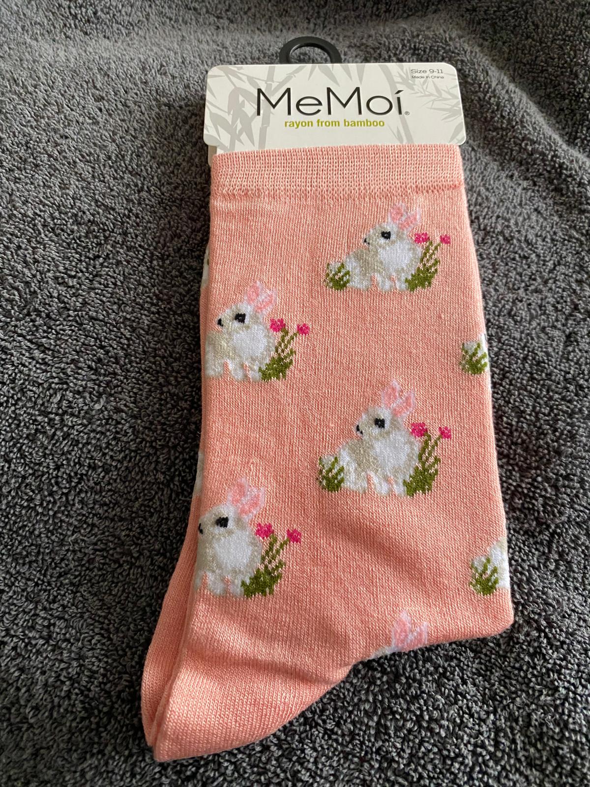 Rabbits Rayan Blend Crew Socks – Soft & Sustainable Bamboo Comfort women, men one size 9-11
