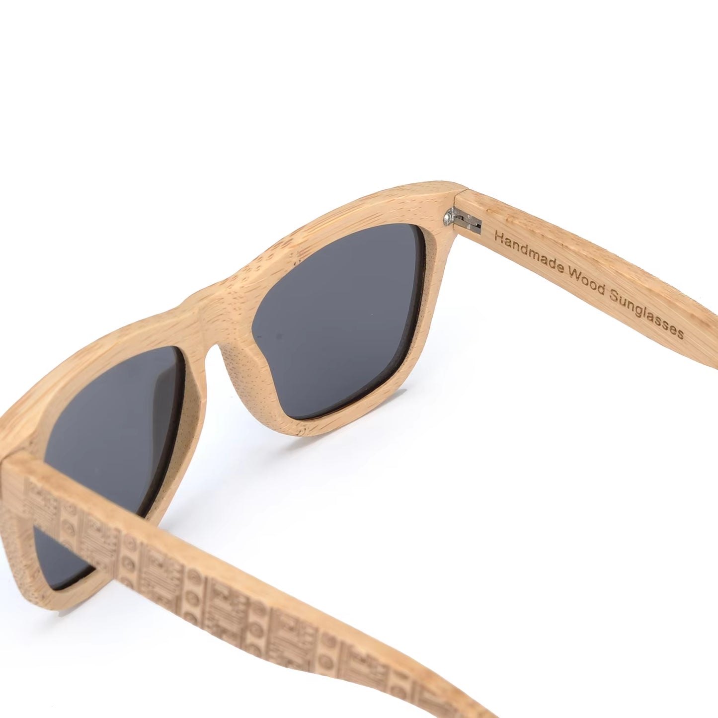 Luxury sunglasses, box sold separately Eco-Friendly Bamboo Retro Men, woman's glasses polarized Vintage Fashion Square Eyewear