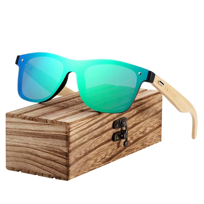 Natural Bamboo Wood Sunglasses – Stylish Eco-Friendly Eyewear for Men & Women