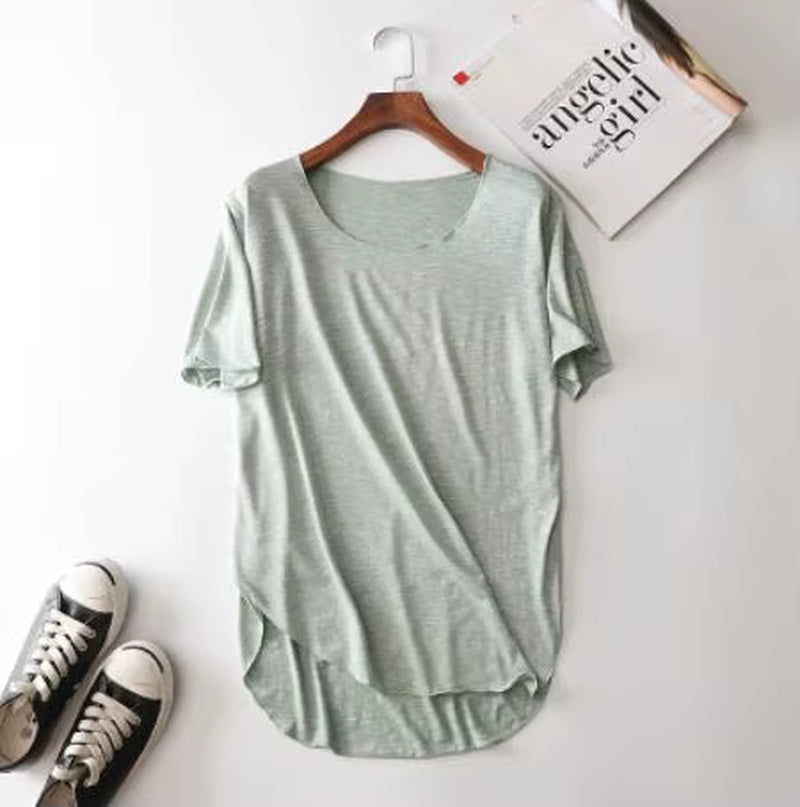 100% Bamboo Fiber Tee shirt– Biodegradable, Sustainable & Stylish 🌿👕