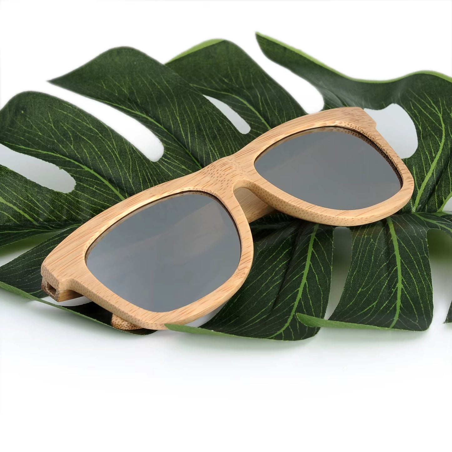 Luxury sunglasses, box sold separately Eco-Friendly Bamboo Retro Men, woman's glasses polarized Vintage Fashion Square Eyewear