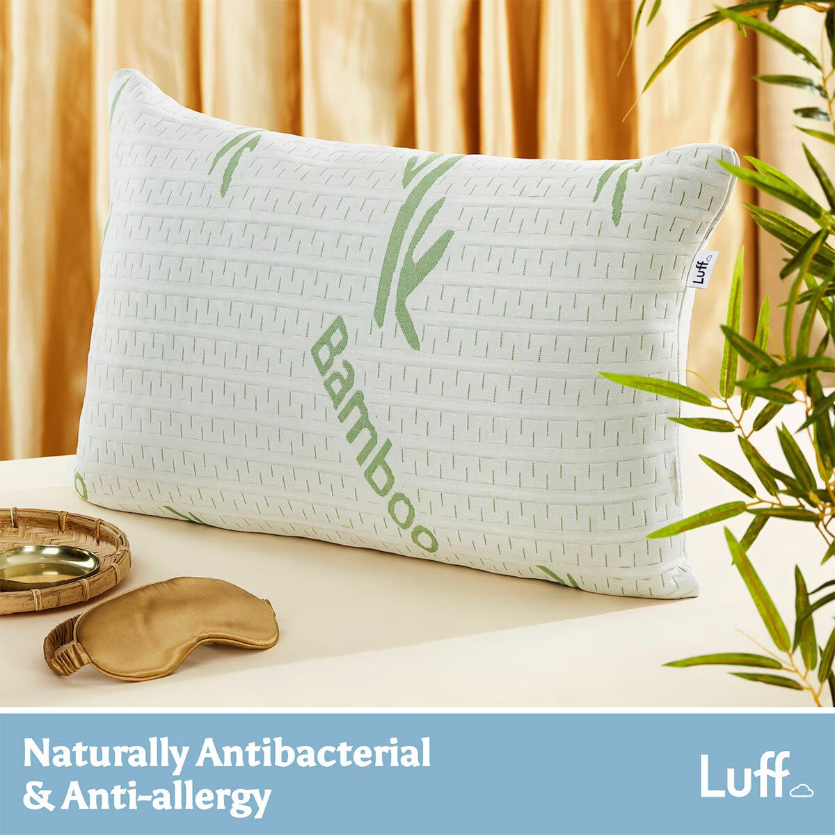 Luff bamboo pillow – Eco-friendly & breathable support