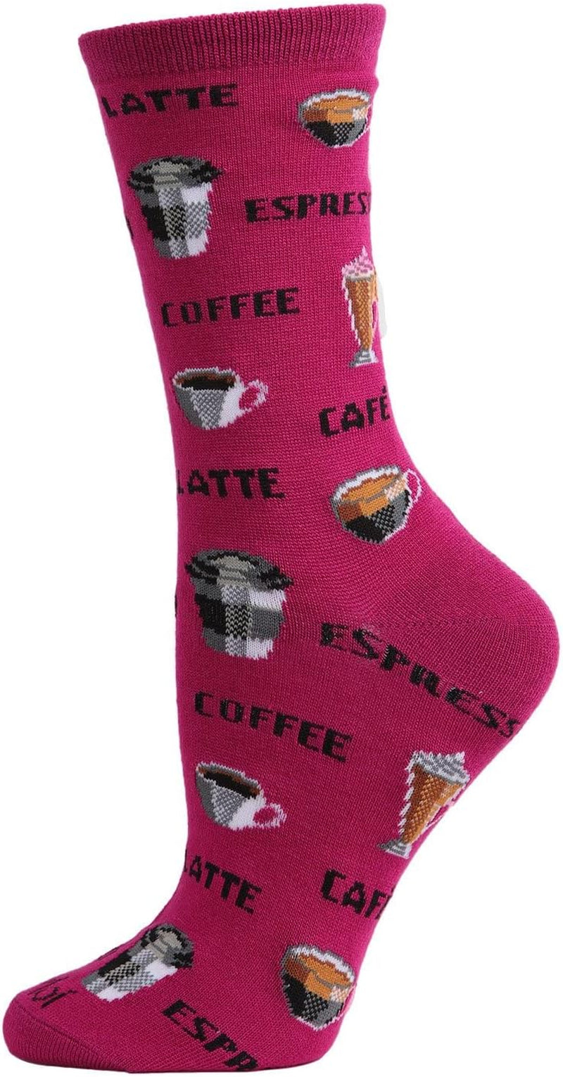 Coffee Bamboo Blend Crew Socks – Sustainable, Soft & Eco-Friendly Comfort  one size