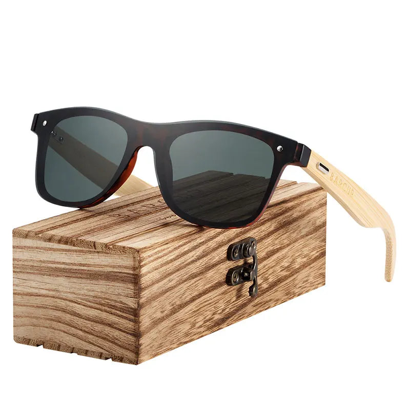 Natural Bamboo Wood Sunglasses – Stylish Eco-Friendly Eyewear for Men & Women