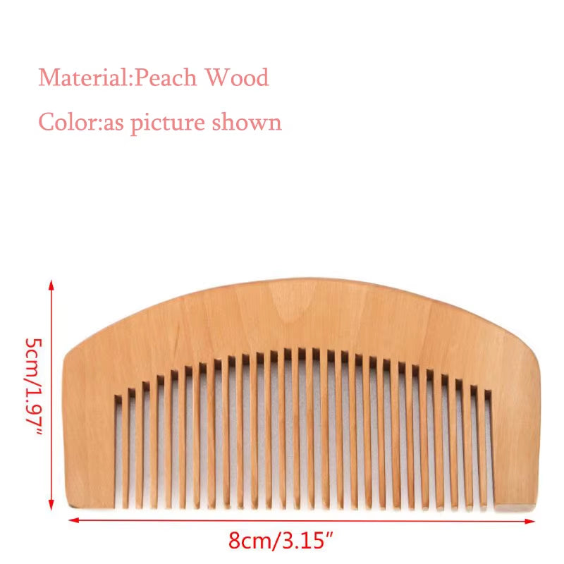 Natural bamboo wide-tooth comb – Anti-static, detangling & smoothing | Eco-friendly & sustainable