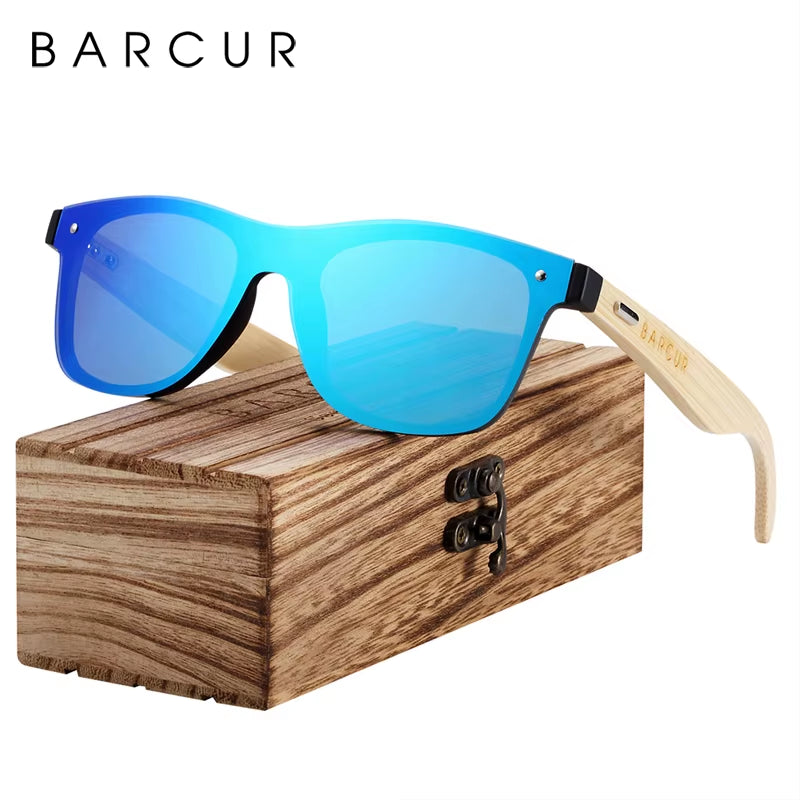 Natural Bamboo Wood Sunglasses – Stylish Eco-Friendly Eyewear for Men & Women