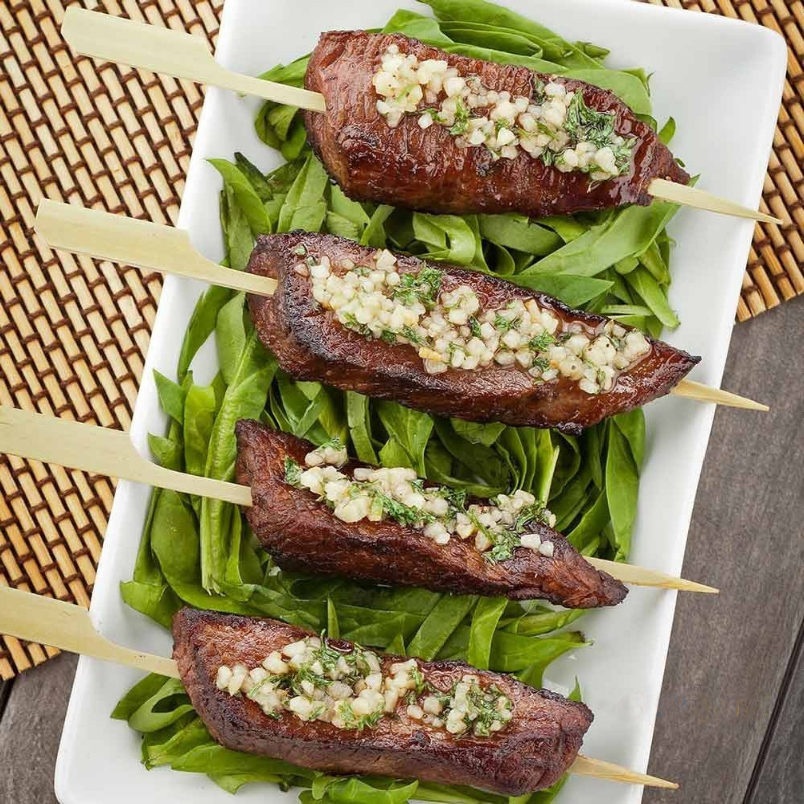 Eco-Friendly Bamboo Skewers – 50 or 100 BBQ Paddle Sticks for Kebab, Grill & Fruit