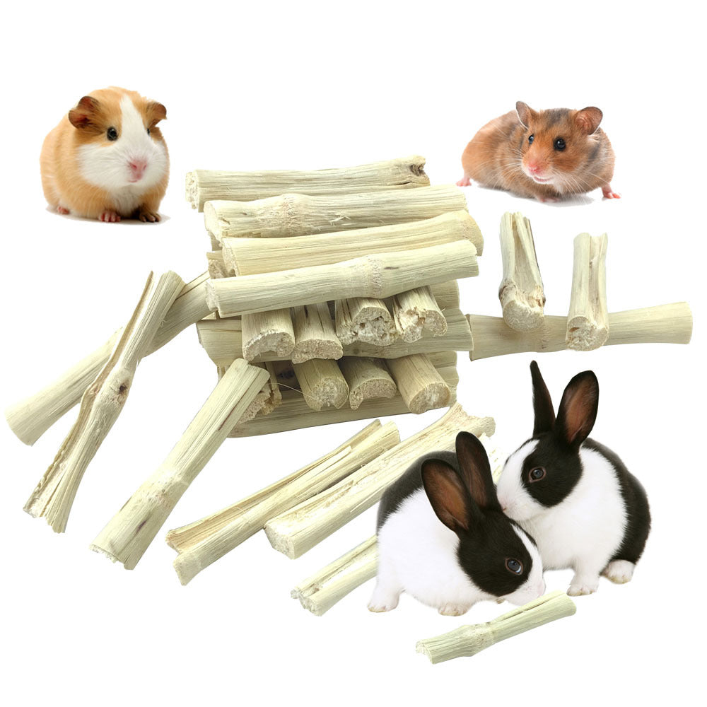 Eco-friendly Bamboo chew toy for small pets – Promotes dental health